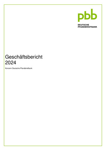 Thumbnail Deutsche Pfandbriefbank Annual Report 2024
