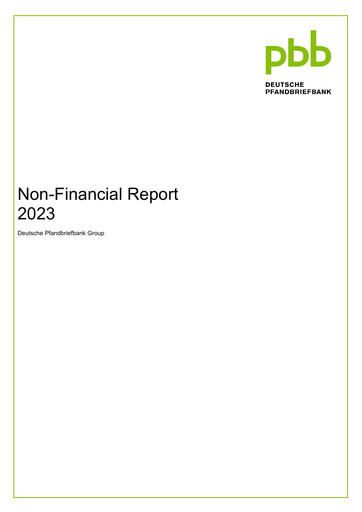 Miniature Deutsche Pfandbriefbank Rapport ESG 2023