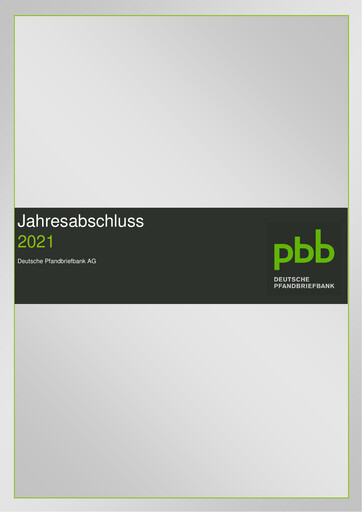 Thumbnail Deutsche Pfandbriefbank Financial Statement 2021