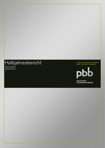 Thumbnail Deutsche Pfandbriefbank Half-year Report 2010-h1