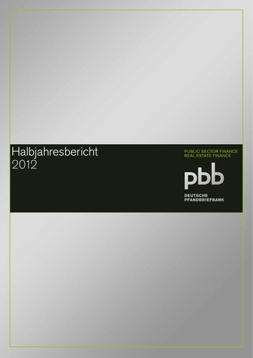 Thumbnail Deutsche Pfandbriefbank Half-year Report 2012-h1
