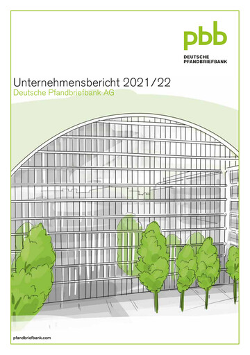 Miniature Deutsche Pfandbriefbank Rapport intégré 2021-2022