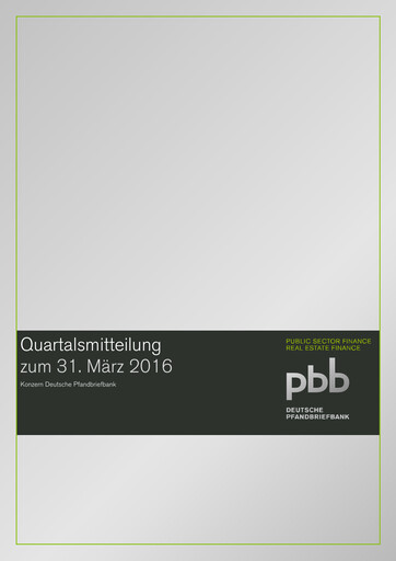 Vorschaubild Deutsche Pfandbriefbank Quartalsbericht 2016-q1