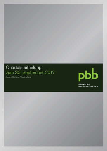 Vorschaubild Deutsche Pfandbriefbank Quartalsbericht 2017-q3
