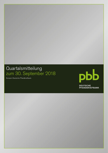 Vorschaubild Deutsche Pfandbriefbank Quartalsbericht 2018-q3