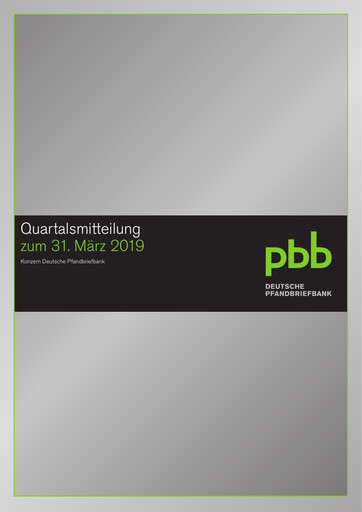 Vorschaubild Deutsche Pfandbriefbank Quartalsbericht 2019-q1