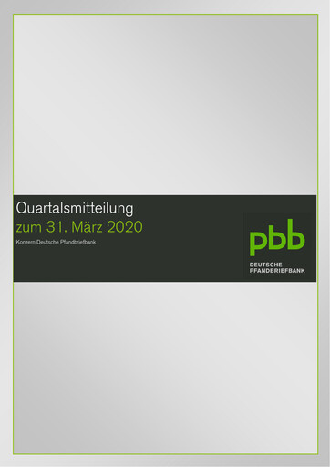 Vorschaubild Deutsche Pfandbriefbank Quartalsbericht 2020-q1
