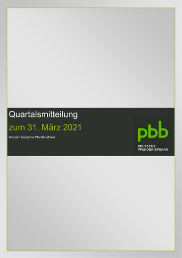 Miniature Deutsche Pfandbriefbank Rapport trimestriel 2021-q1