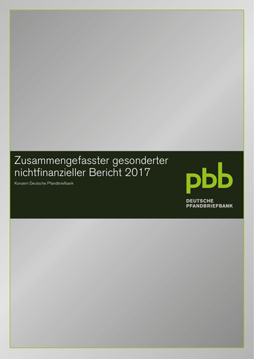 Thumbnail Deutsche Pfandbriefbank Sustainability Report 2017