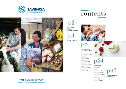Thumbnail Savencia Fromage & Dairy Annual Report 2017