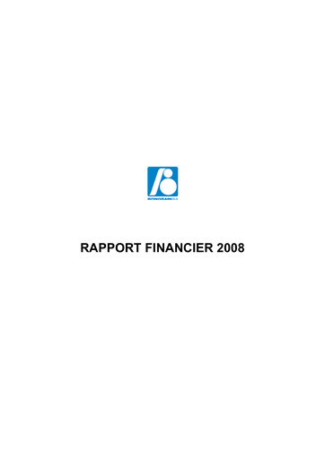 Thumbnail Savencia Fromage & Dairy Financial Report 2008