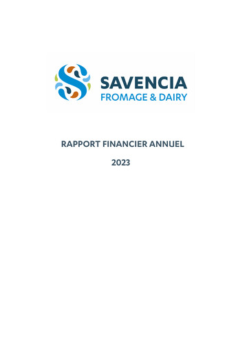 Thumbnail Savencia Fromage & Dairy Financial Report 2023