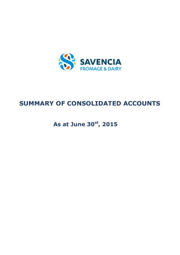 Thumbnail Savencia Fromage & Dairy Half-year Report 2015-h1