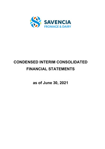 Thumbnail Savencia Fromage & Dairy Half-year Report 2021-h1