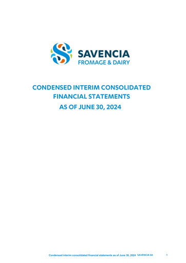 Thumbnail Savencia Fromage & Dairy Half-year Report 2024-h1