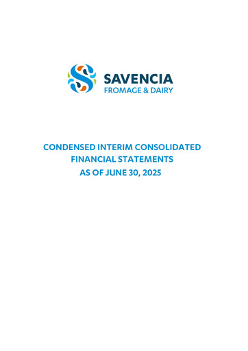 Thumbnail Savencia Fromage & Dairy Half-year Report 2025-h1