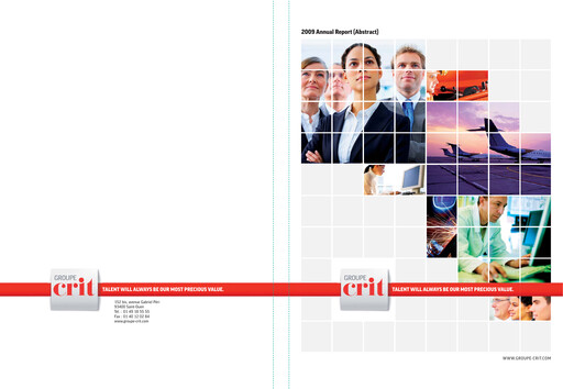 Thumbnail Groupe CRIT  Annual Report 2009