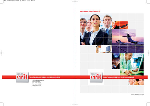 Thumbnail Groupe CRIT  Annual Report 2010