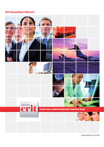 Thumbnail Groupe CRIT  Annual Report 2011