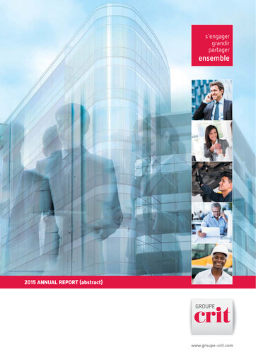 Thumbnail Groupe CRIT  Annual Report 2015