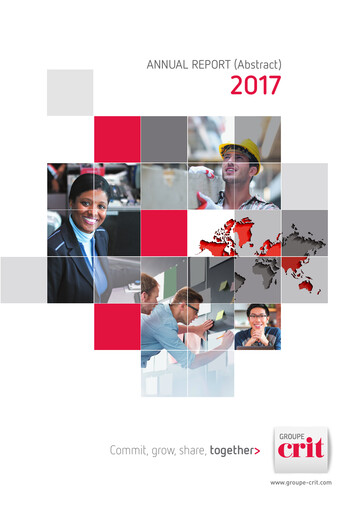 Thumbnail Groupe CRIT  Annual Report 2017
