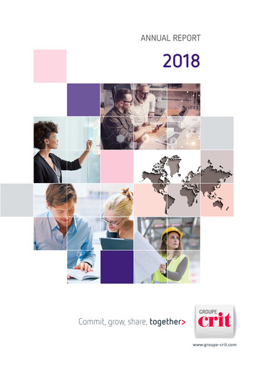 Thumbnail Groupe CRIT  Annual Report 2018
