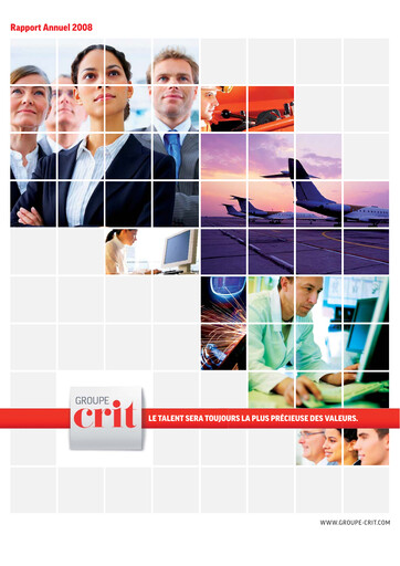 Thumbnail Groupe CRIT  Annual Report 2008