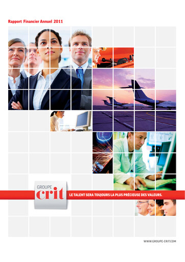 Thumbnail Groupe CRIT  Financial Report 2011