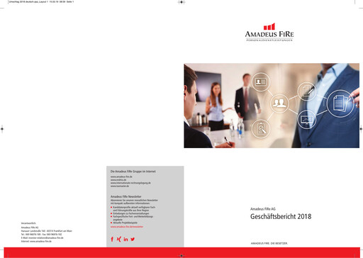 Thumbnail Amadeus Fire Annual Report 2018