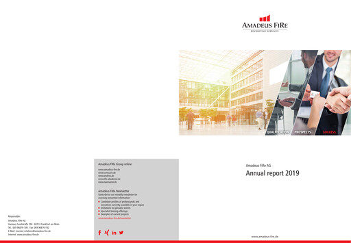 Thumbnail Amadeus Fire Annual Report 2019
