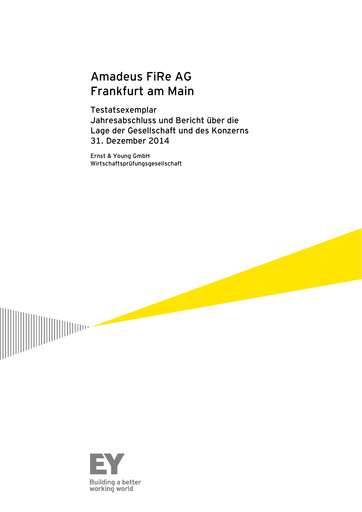 Miniature Amadeus Fire Bilan financier 2014