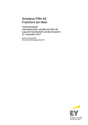 Miniature Amadeus Fire Bilan financier 2017