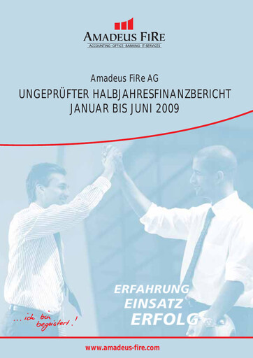 Miniature Amadeus Fire Rapport semestriel 2009-h1