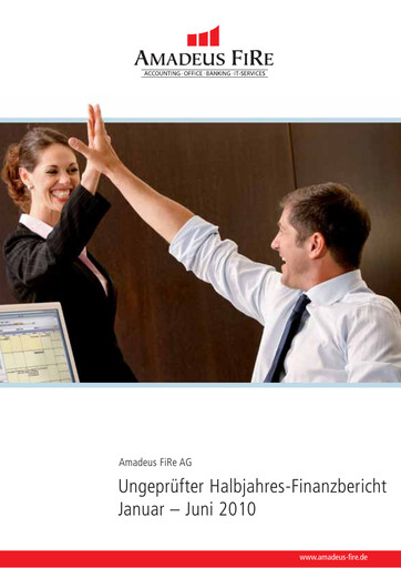 Miniature Amadeus Fire Rapport semestriel 2010-h1