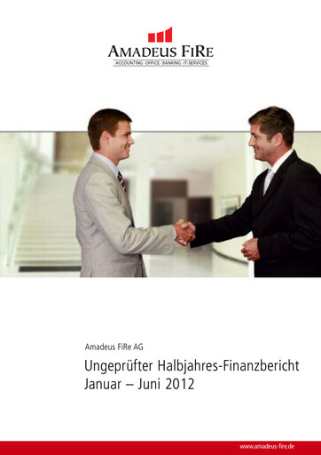 Miniature Amadeus Fire Rapport semestriel 2012-h1