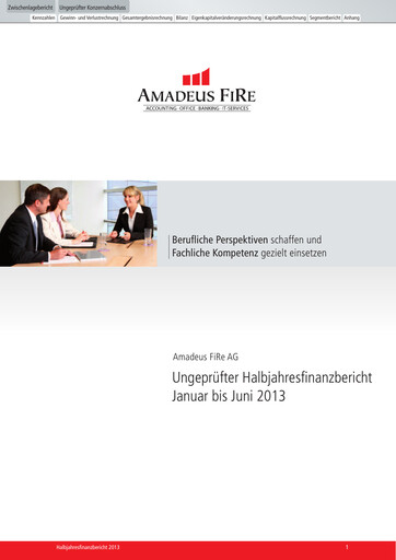 Miniature Amadeus Fire Rapport semestriel 2013-h1