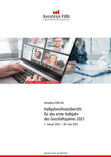 Miniature Amadeus Fire Rapport semestriel 2021-h1