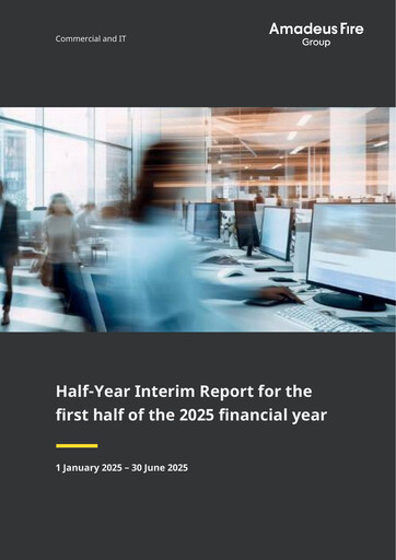Miniature Amadeus Fire Rapport semestriel 2025-h1