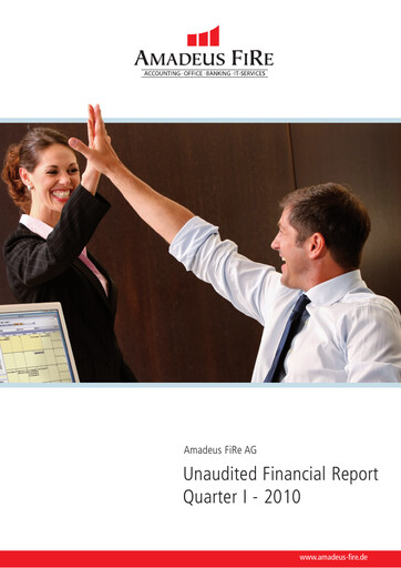 Miniature Amadeus Fire Rapport trimestriel 2010-q1