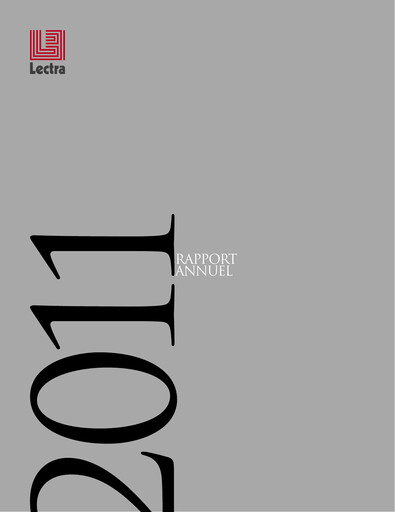 Vorschaubild Lectra SA Jahresbericht 2011