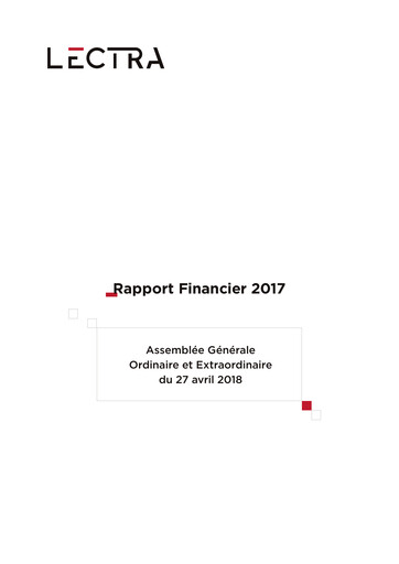 Thumbnail Lectra SA Financial Report 2017