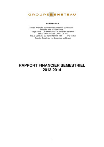 Thumbnail Bénéteau Half-year Report 2013-2014-h1