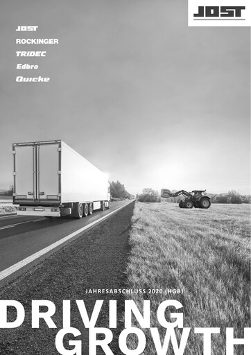 Thumbnail JOST Werke SE Financial Statement 2020