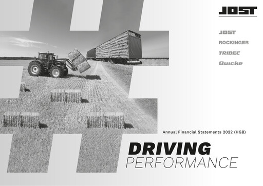 Vorschaubild JOST Werke SE Finanzmitteilung 2022