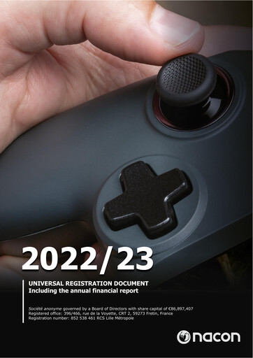 Thumbnail Nacon Universal Registration Document 2022-2023