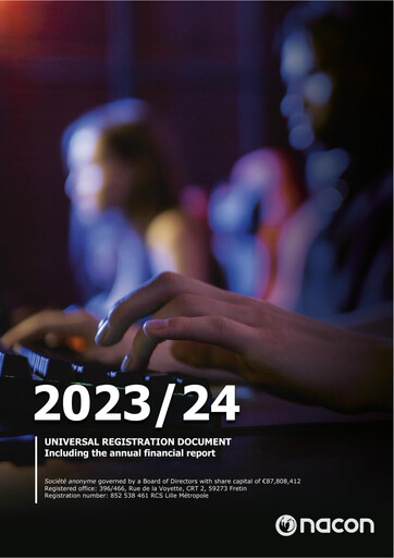 Thumbnail Nacon Universal Registration Document 2023-2024