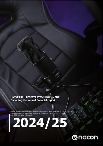Thumbnail Nacon Universal Registration Document 2024-2025