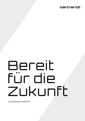 Thumbnail Bertrandt Annual Report 2018-2019