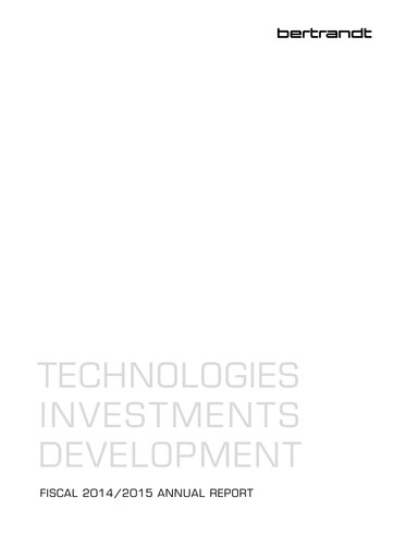 Thumbnail Bertrandt Annual Report 2014-2015