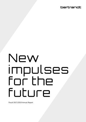 Thumbnail Bertrandt Annual Report 2017-2018